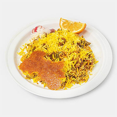 لوبیا پلو